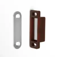 Магнит мебельный M001BR, 41×13, маленький, коричневый