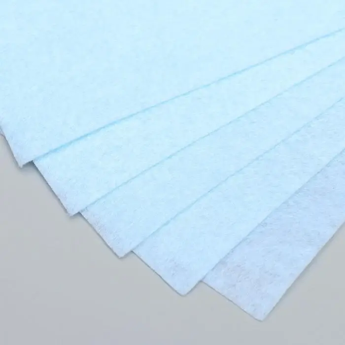 Фетр жесткий 1 мм Фетр жесткий 1 мм "Бело-голубой" набор 10 листов формат А4