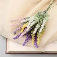 Букет искусственный «Трава пирамидальная», с напылением, 18 см, МИКС