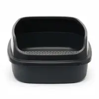Туалет Айша XL с бортом 64&times;44&times;21 см серый FIX