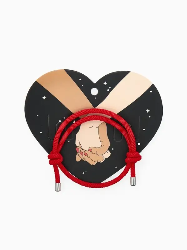 Браслет-оберег &laquo;Красная нить&raquo;, защита, красный в серебре, d=6