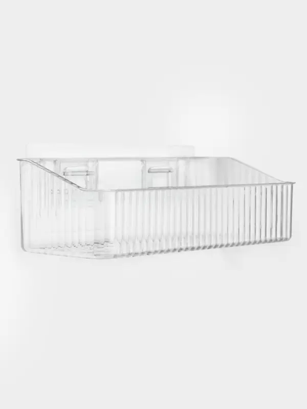 Полка для ванной настенная, цвет прозрачный Полка для ванной настенная, цвет прозрачный