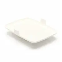 Лоток для кошек, 50.5&times;39&times;23 см, с сеткой и совком, пластик, серый