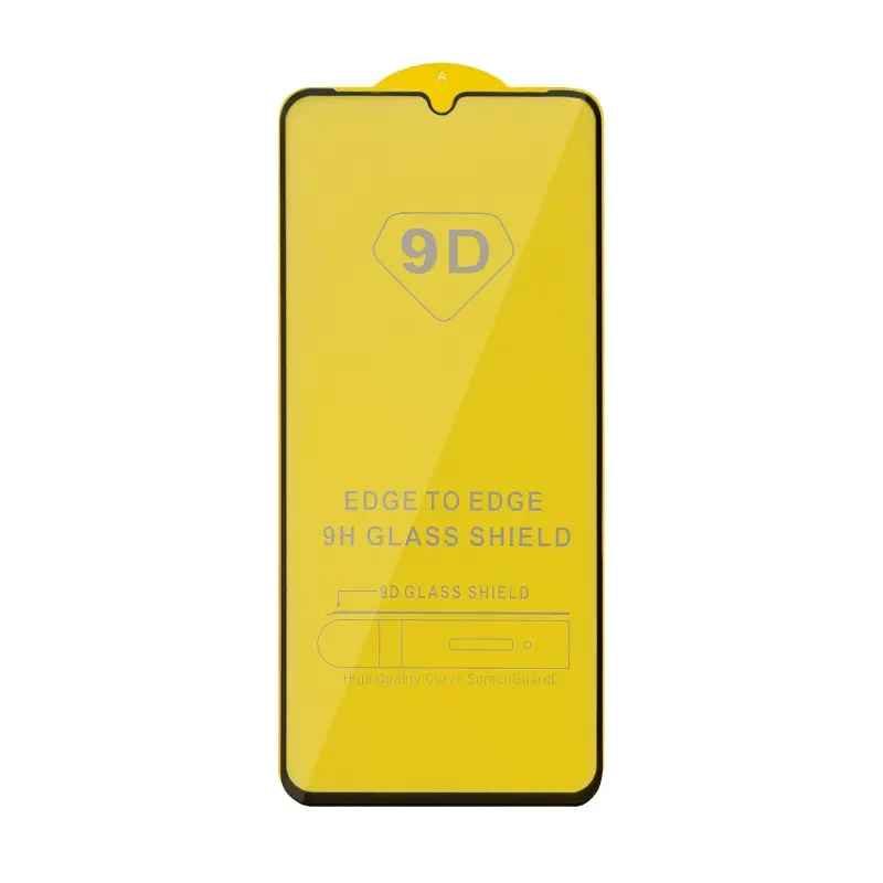 Защитное стекло Samsung A06/A07 с рамкой 9H Full Glue без упаковки (25 шт./уп.)