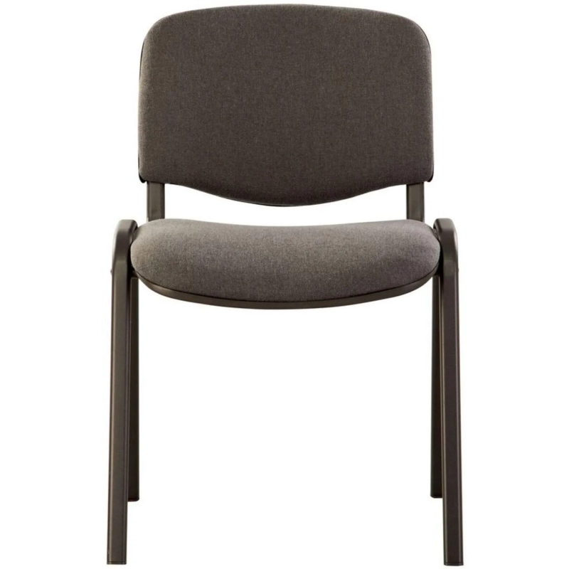 Стул 0MX_UA_EChair Rio(ИЗО/ISO) черн, ткань серая С-38