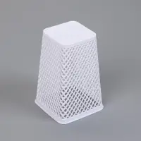 Корзины для хранения &laquo;Аура&raquo;, набор 4 шт.: 7.5&times;7.5&times;18 см, белые