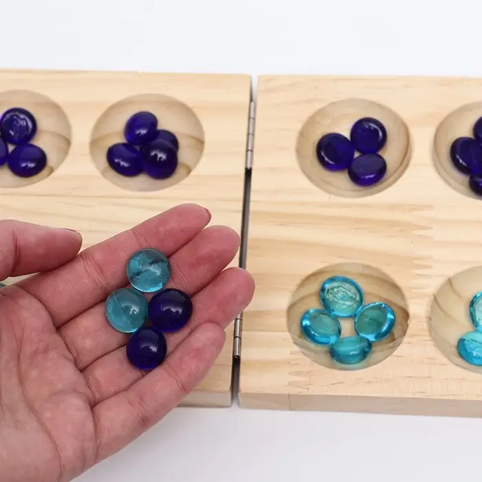 Настольная игра на логику &laquo;Калах. Манкала&raquo;, 48 камней