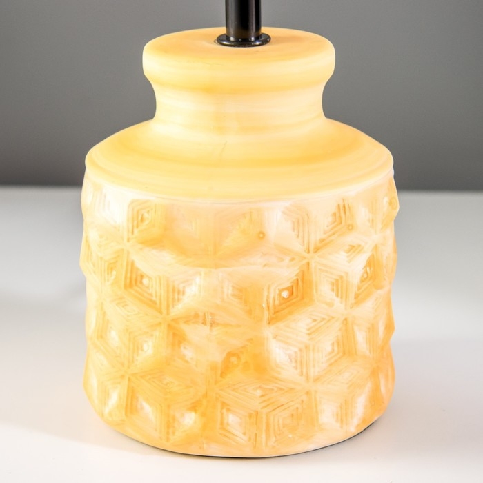 Настольная лампа Настольная лампа "Элой" Е14 40Вт оранжевый 20х20х33см RISALUX