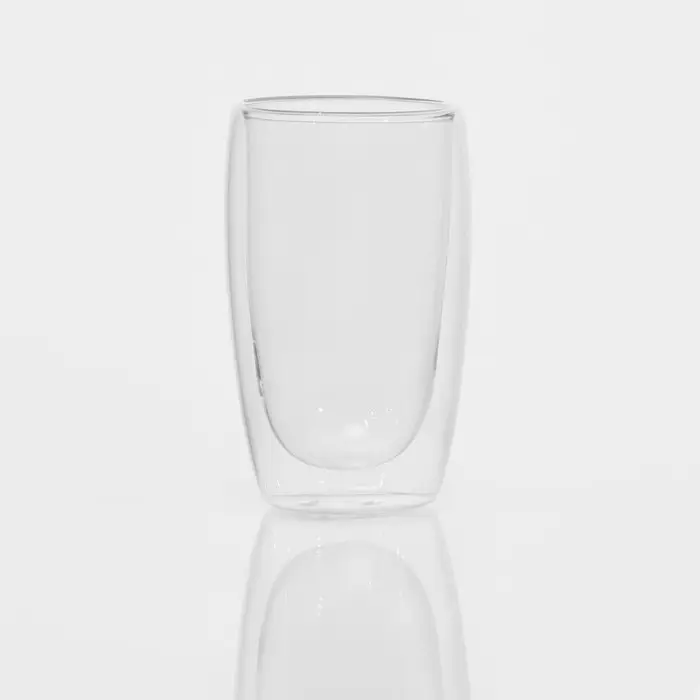 Стакан стеклянный с двойными стенками &laquo;Хайбол&raquo;, 450 мл