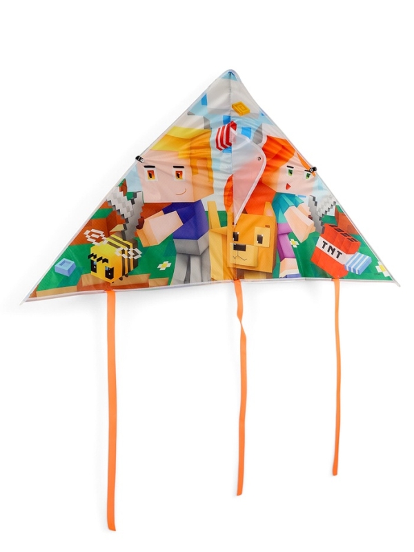 Funny toys Воздушный змей, пиксельный мир 70х105 см Funny toys Воздушный змей, пиксельный мир 70х105 см