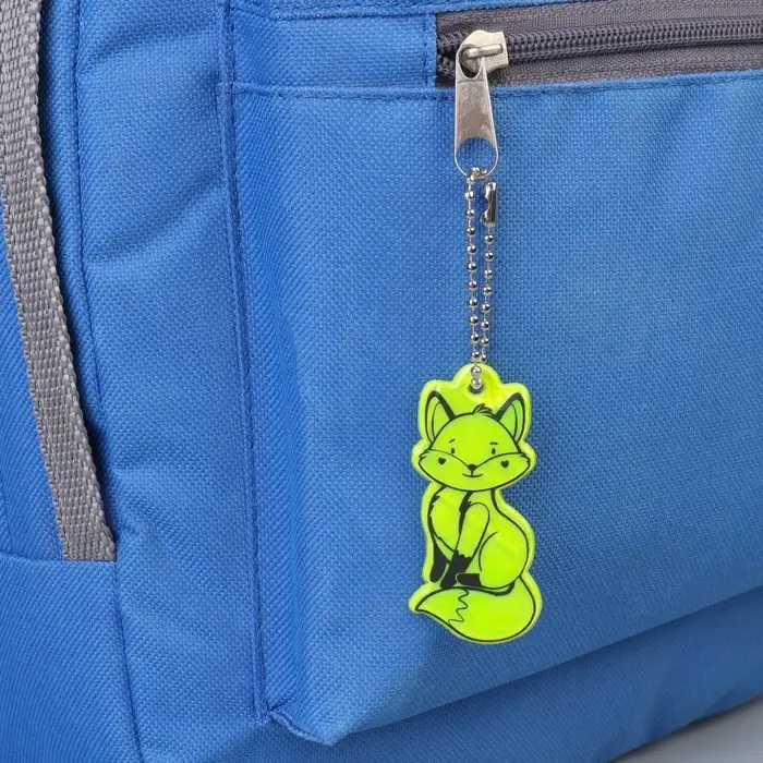 Светоотражающий элемент «Лиса», двусторонний, 3×5.8 см, МИКС Светоотражающий элемент «Лиса», двусторонний, 3×5.8 см, МИКС