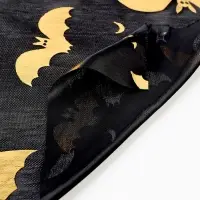 Скатерть на хеллоуин «Летучие мыши», золото, 200 х 140 Скатерть на хеллоуин «Летучие мыши», золото, 200 х 140