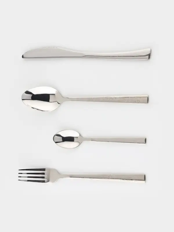 Набор столовых приборов Magistro, 24 предмета, нержавеющая сталь, серебристый