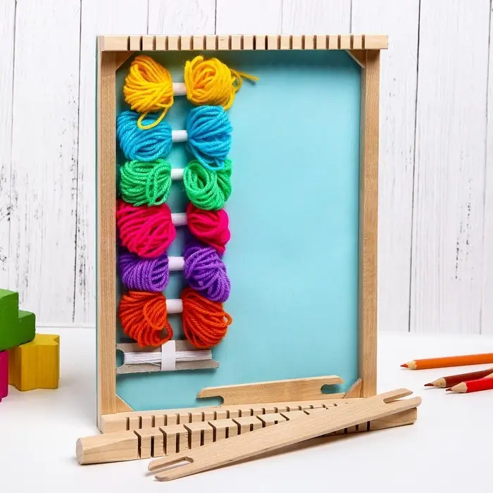 Ткацкий станок, 6 цветов ниток