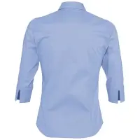 Рубашка женская с рукавом 3/4 Effect 140 голубая, размер L