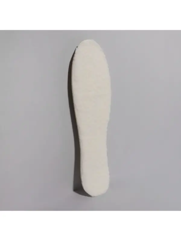 Стельки для обуви, универсальные, двухслойные, р-р RU до 46 (р-р Пр-ля до 46), 29 см, пара, бежевые