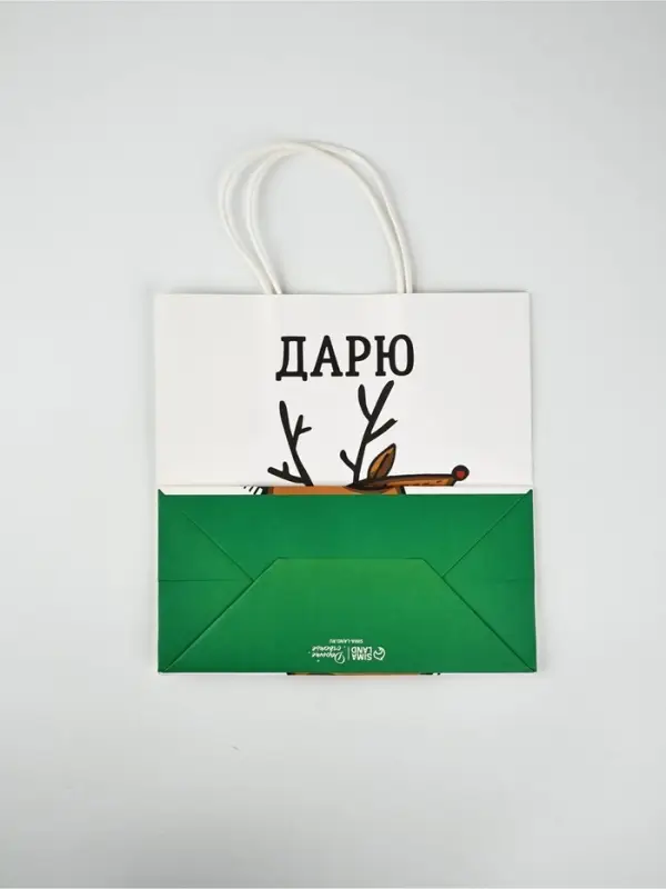 Набор пакетов подарочных &laquo;Новогодний праздник&raquo; 5 шт., 22&times;22&times;11 см