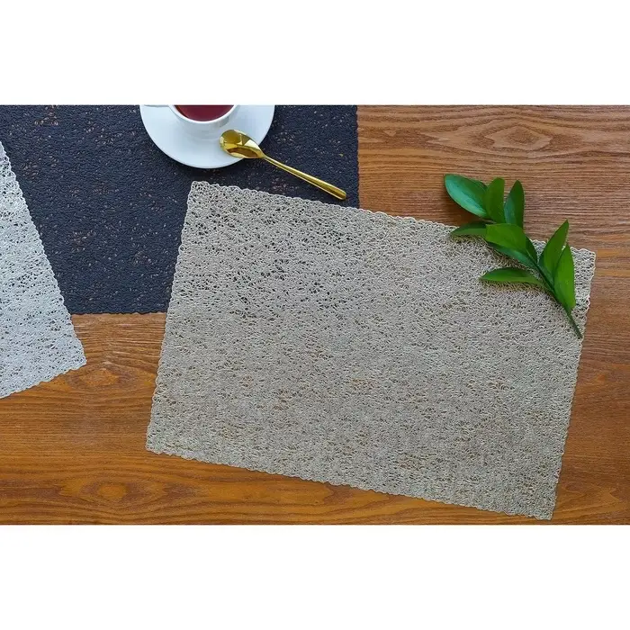 Салфетки сервировочные на стол Доляна &laquo;Соломка&raquo;, 30&times;45 см, 4 шт., золотые