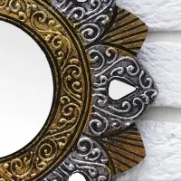 Панно зеркальное "Цветок" 30х1х30 см