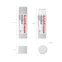 Клей-карандаш, ErichKrause EasyStick, PVP, быстрое склеивание, 30 г