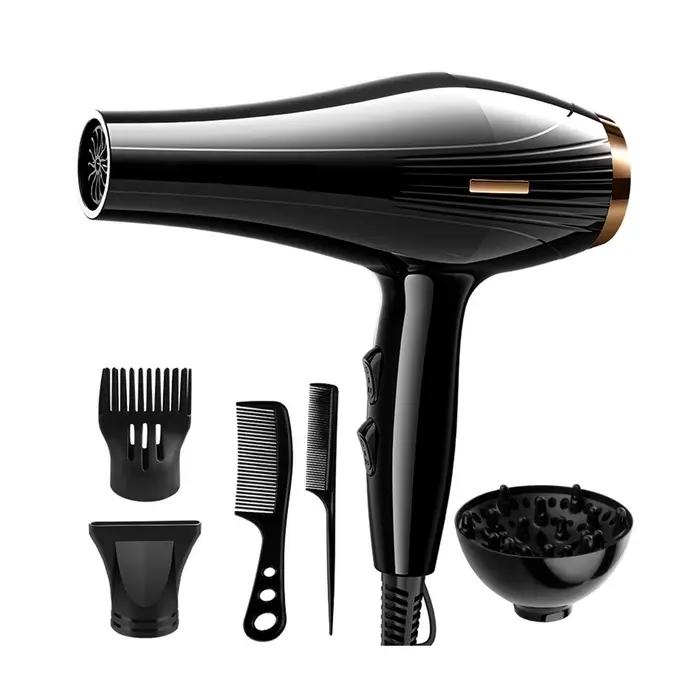 Фен LF-30,  Вт, 2 скорости, 3 температурных режима, черный