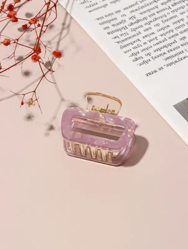 Краб для волос "Кимберли мини" пастель перламутр, 5,5х4 см, микс