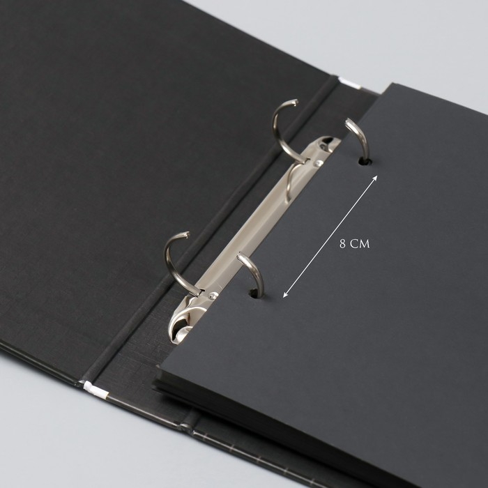 Фотоальбом 25 листов (наклейки+кольца) Фотоальбом 25 листов (наклейки+кольца) "Страна уроков" 19х27х3 см