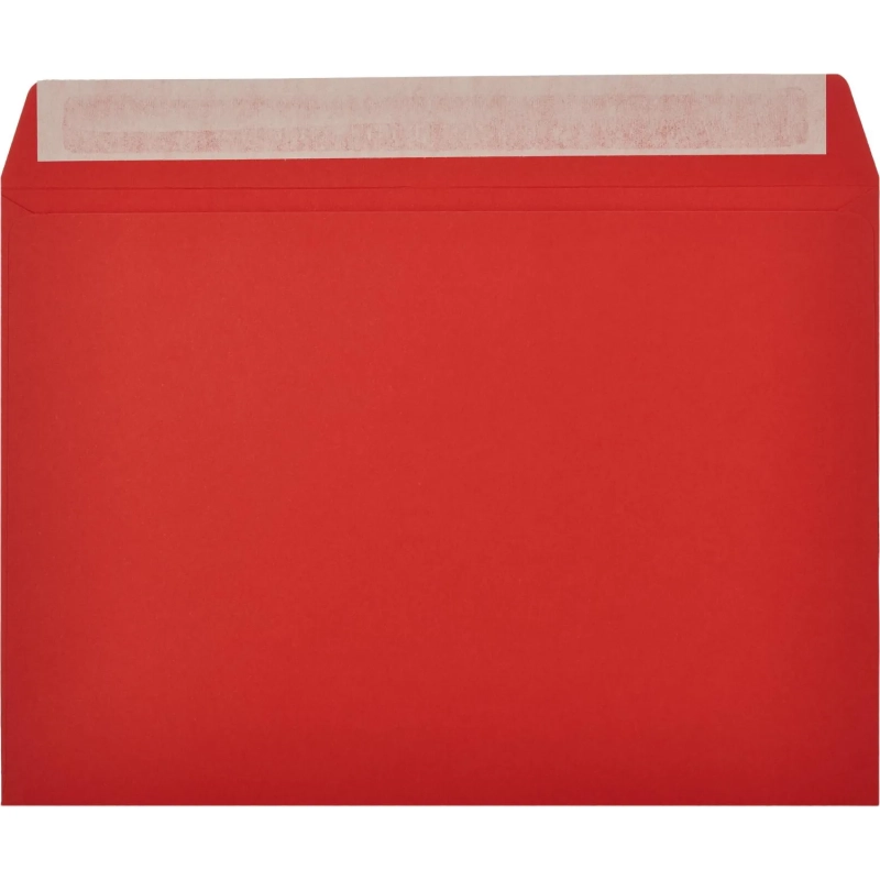 Конверт С5 из цв.бум, 120г/м2,с отрыв.лентой, 5в/10шт. уп