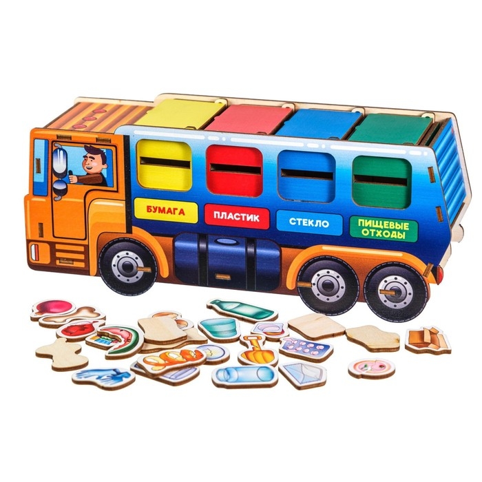 Игровой набор «Мусоровоз» 24 предмета Игровой набор «Мусоровоз» 24 предмета