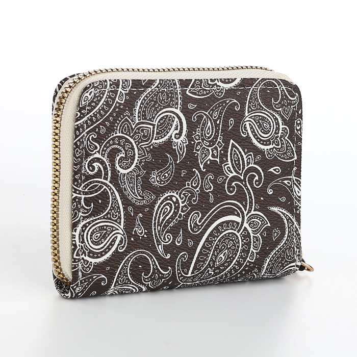 Кошелёк женский на молнии, цвет чёрный Кошелёк женский на молнии, цвет чёрный