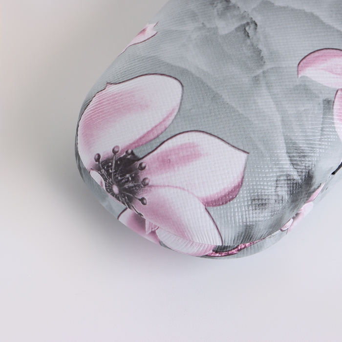 Футляр для очков на хлопушке, длина 16 см, цвет серый Футляр для очков на хлопушке, длина 16 см, цвет серый