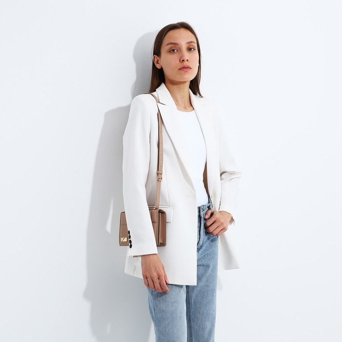 Сумка-мессенджер на магните, цвет бежевый Сумка-мессенджер на магните, цвет бежевый