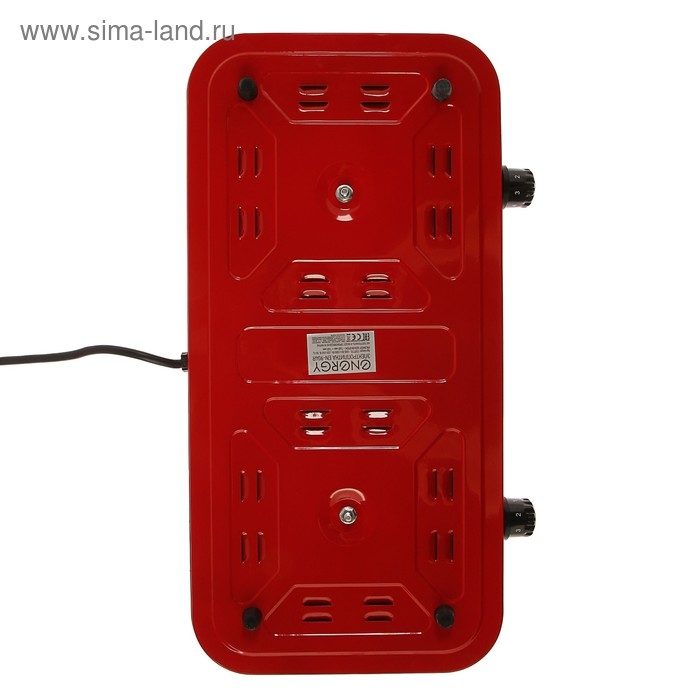 Плитка электрическая ENERGY EN-904R, 2000 Вт, 2 конфорки, красная Плитка электрическая ENERGY EN-904R, 2000 Вт, 2 конфорки, красная