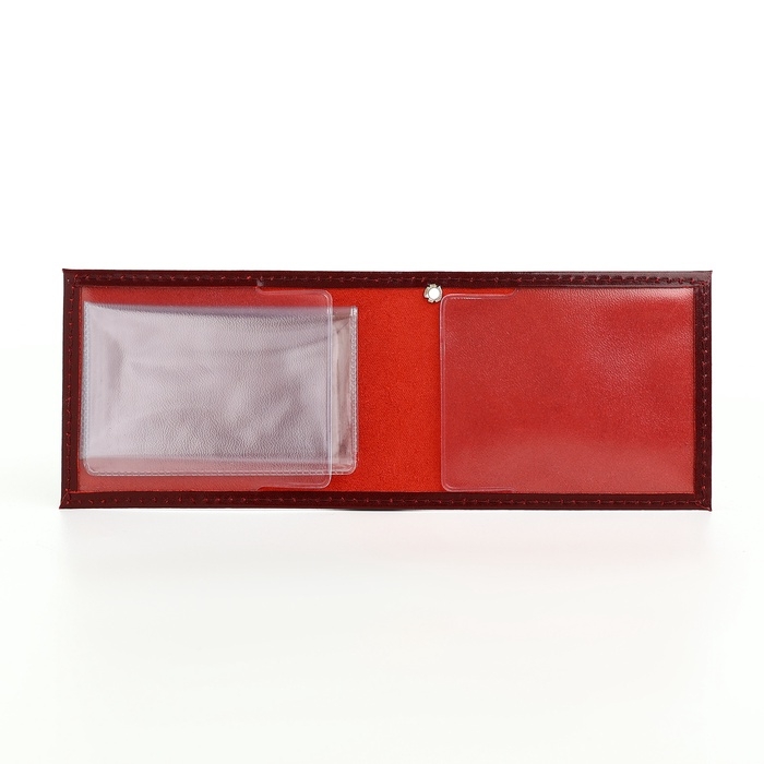 Обложка для удостоверения  Обложка для удостоверения "Участник боевых действий", цвет бордовый