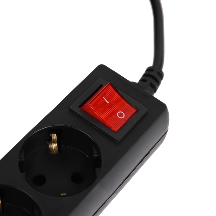 Сетевой фильтр 5bites SP4B-218 4S, 4 розетки, 1.8 м, 10 А, 3х0.75 мм2, с выкл., черный Сетевой фильтр 5bites SP4B-218 4S, 4 розетки, 1.8 м, 10 А, 3х0.75 мм2, с выкл., черный