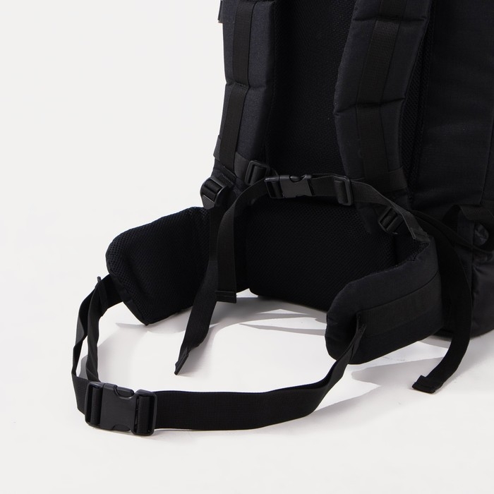 Рюкзак туристический, 100 л, отдел на стяжке, 4 наружных кармана, Huntsman, цвет чёрный Рюкзак туристический, 100 л, отдел на стяжке, 4 наружных кармана, Huntsman, цвет чёрный