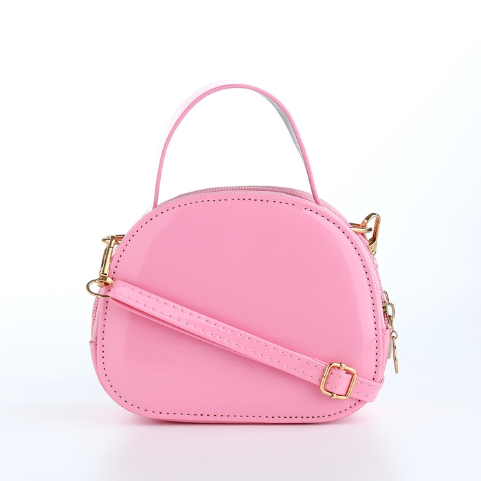 Сумка детская для девочки на молнии «Выбражулька», цвет розовый