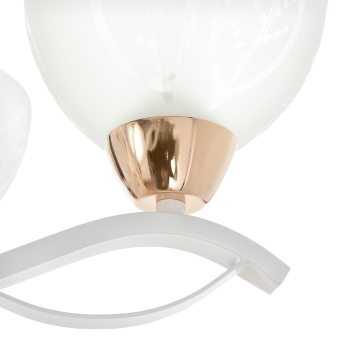 Люстра Люстра "Беалин" 5хЕ27 40Вт белый 54х54х56 см BayerLux