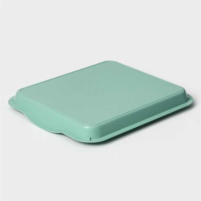 Поднос пластиковый, 25×29×3,2 см, цвет фисташковый Поднос пластиковый, 25×29×3,2 см, цвет фисташковый