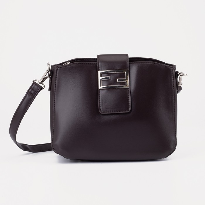 Сумка кросс-боди, отдел на молнии, наружный карман, цвет коричневый Сумка кросс-боди, отдел на молнии, наружный карман, цвет коричневый