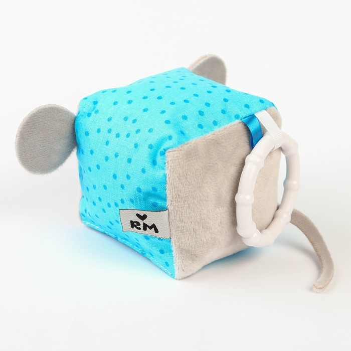 Игрушка мягкий кубик «Мышка», Мякиши Игрушка мягкий кубик «Мышка», Мякиши