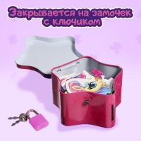 Макси-пазлы в металлической коробке «Волшебные феи», 10 пазлов, 38 деталей