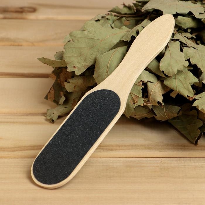 Пилка для ног банная абразивная (150/80), алтайская берёза, 20х4,3х0,4 см Пилка для ног банная абразивная (150/80), алтайская берёза, 20х4,3х0,4 см