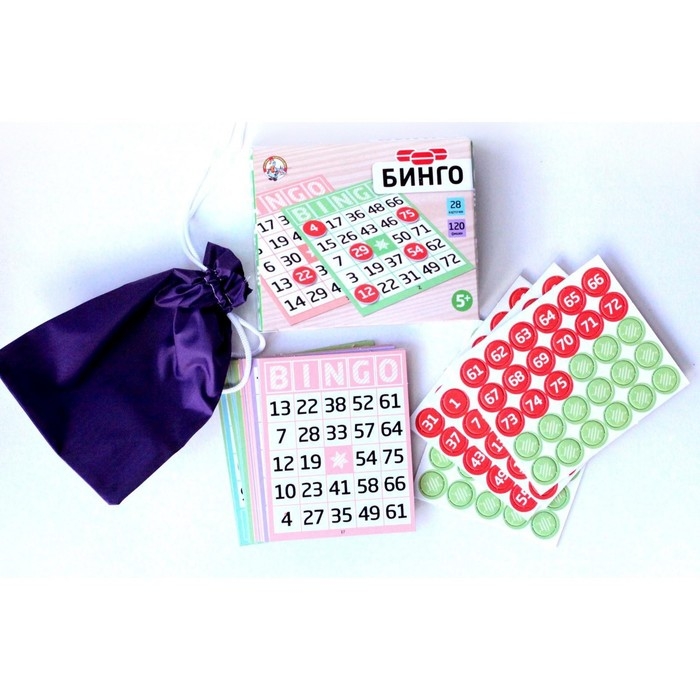 Настольная игра «Бинго» Настольная игра «Бинго»