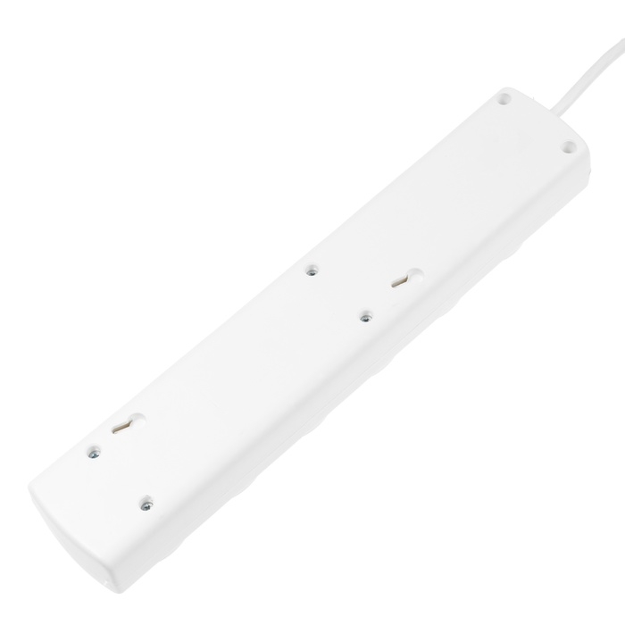 Сетевой фильтр Luazon Lighting, 5 розеток, 1.5 м, 2200 Вт, 3х0.75 мм2, 10 A, 220 В, c предохранителем, белый Сетевой фильтр Luazon Lighting, 5 розеток, 1.5 м, 2200 Вт, 3х0.75 мм2, 10 A, 220 В, c предохранителем, белый