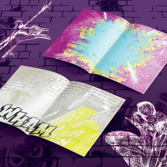 Стикербук 150 наклеек «Человек-паук», А5, 8 стр., Marvel Стикербук 150 наклеек «Человек-паук», А5, 8 стр., Marvel