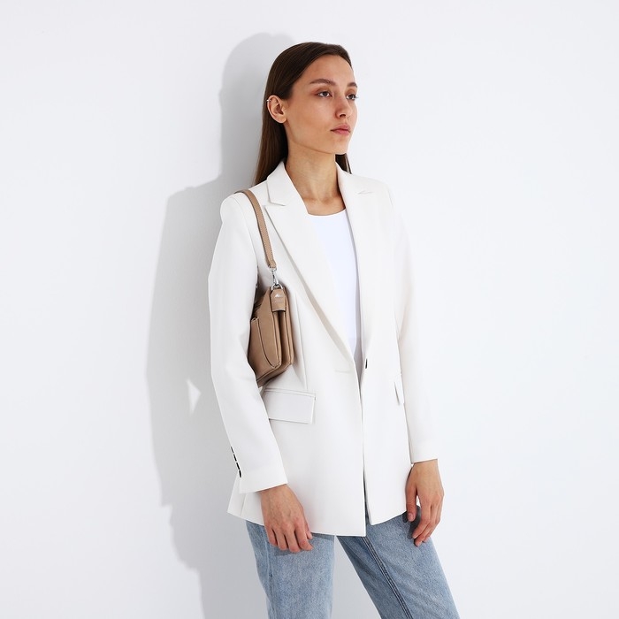 Сумка кросс-боди на молнии, цвет бежевый Сумка кросс-боди на молнии, цвет бежевый