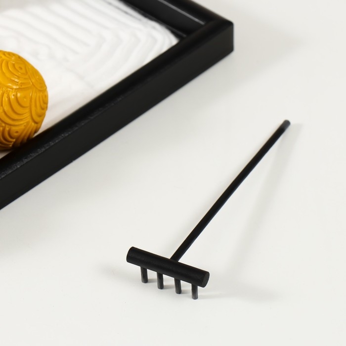 Сад камней Дзен  Сад камней Дзен "Три шара с рисунками" песок 29,5х20х5,5 см