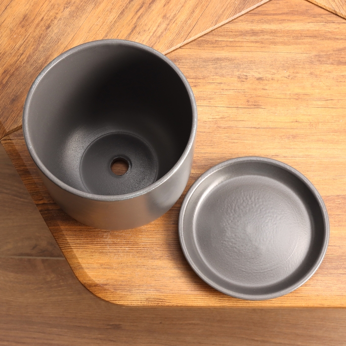 Горшок цветочный Орион графит 3 л Горшок цветочный Орион графит 3 л