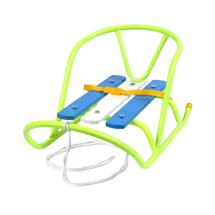 Кукольные санки, цвет лимонный Кукольные санки, цвет лимонный